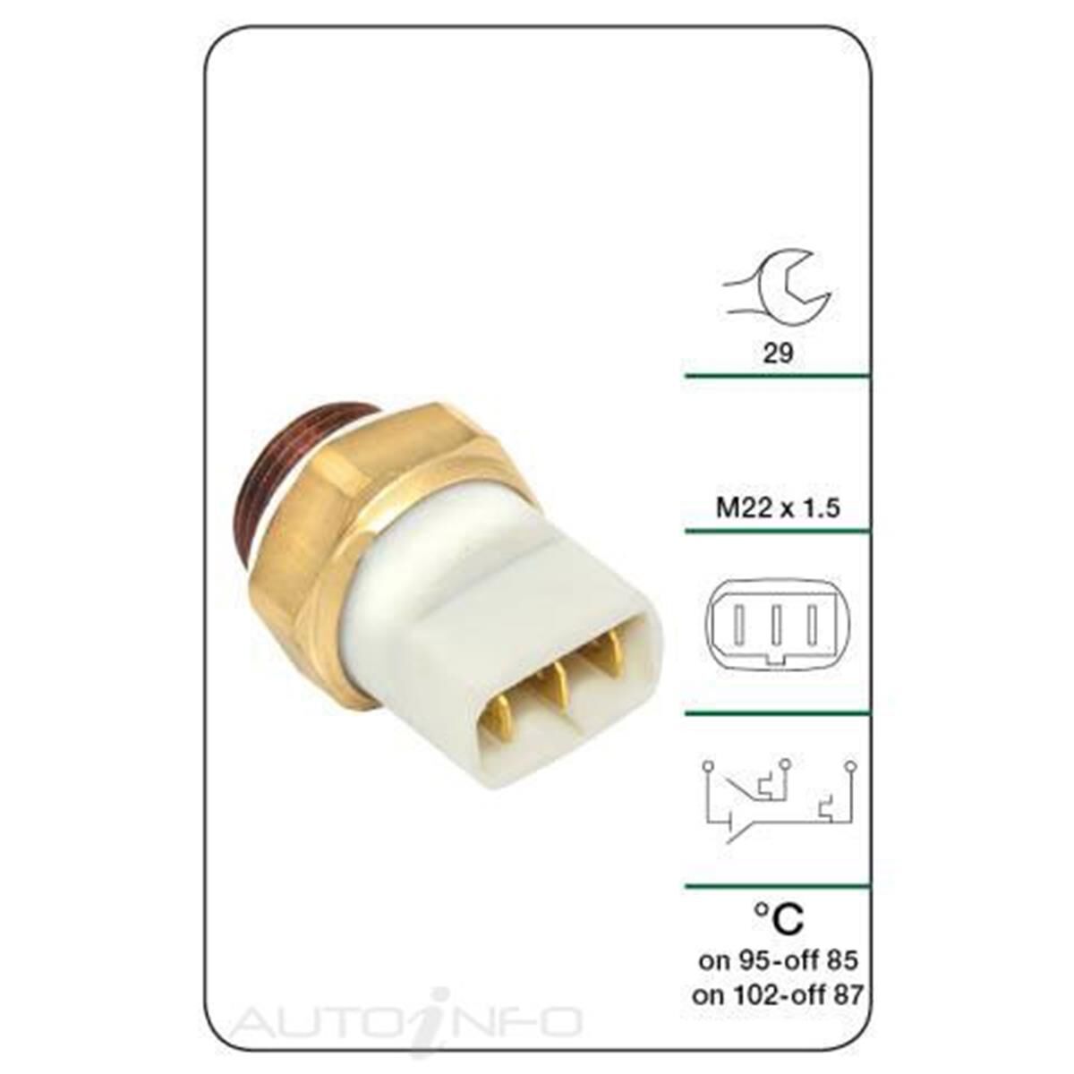 (TFS605NZ)TRIAUS THERMO FAN SWITCH, , scanz_hi-res