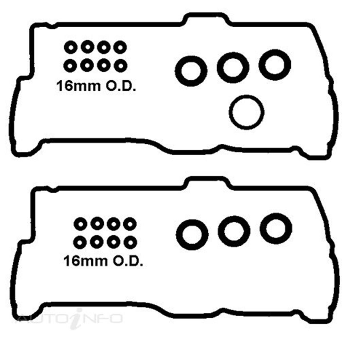 ROCKER COVER GASKET KIT TOYOTA 3VZ-FE LH & RH, , scanz_hi-res