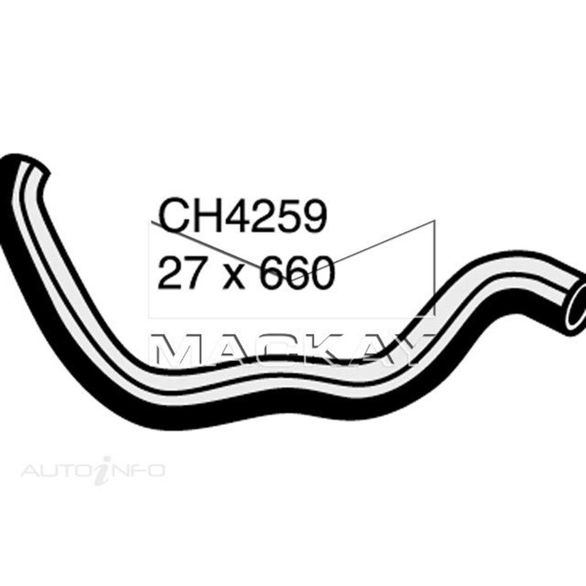 RADIATOR LOWER HOSE  - HONDA FIT GD - 1.3L I4  PETROL - MANUAL & AUTO, , scanz_hi-res