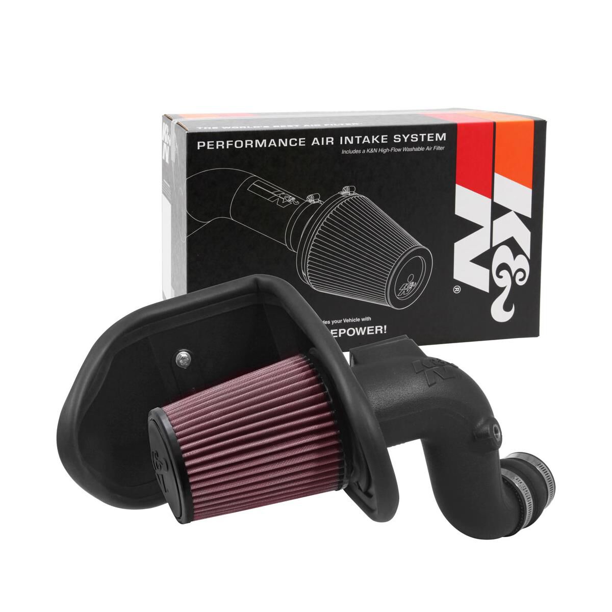 63-3097 K&N PERFORMANCE AIR INTAKE SYSTEM, , scanz_hi-res