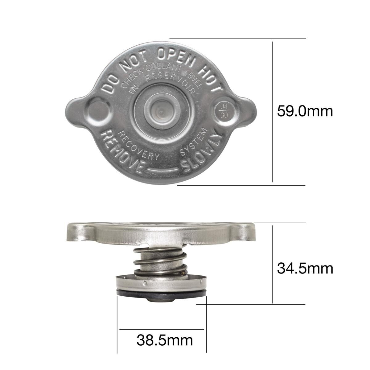 TRIDON NON RECOVERY RADIATOR CAP (TRC4), , scanz_hi-res