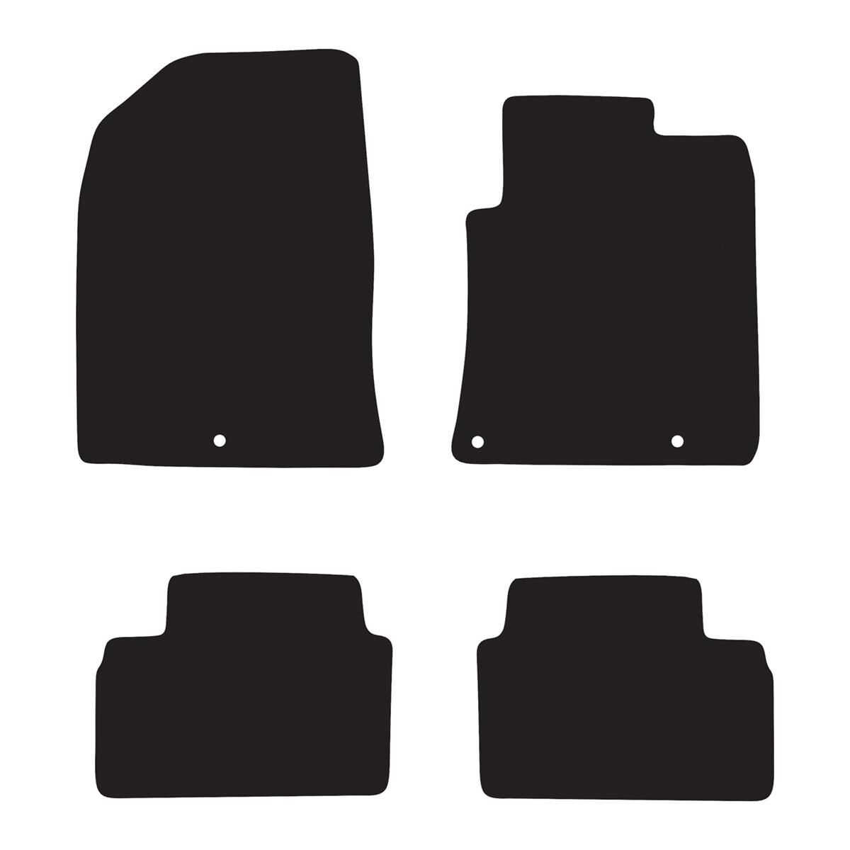 LUXURY CARPET CAR MATS FOR HYUNDAI I30 N LINE (3RD GEN FASTBACK) 2019 ONWARDS, , scanz_hi-res