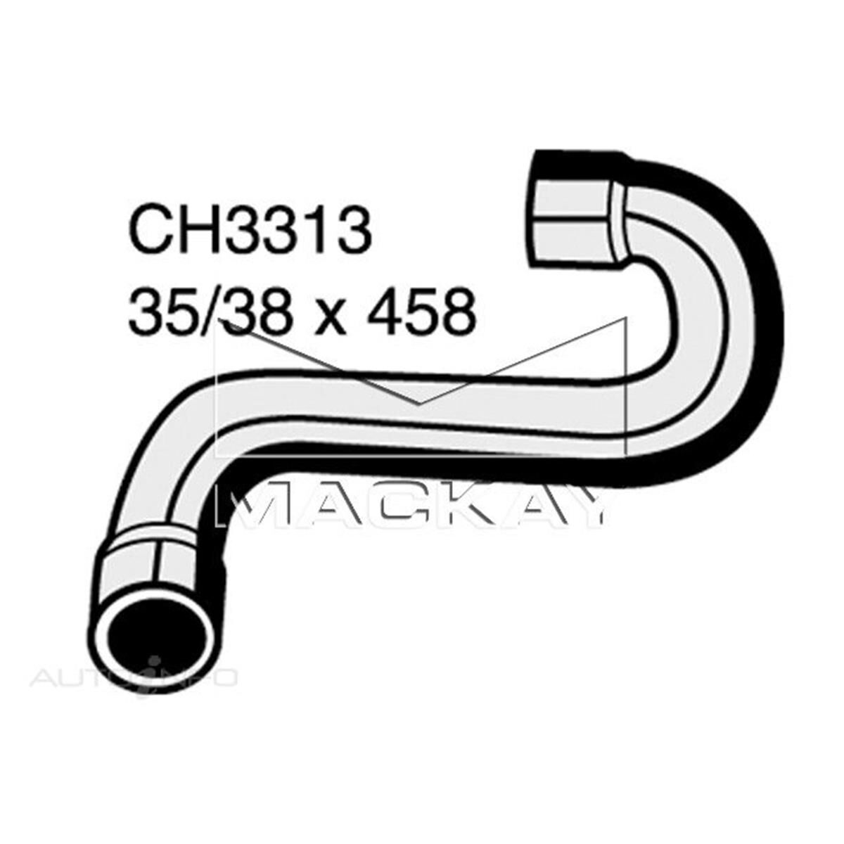 RADIATOR UPPER HOSE  - BMW 318I E30 - 1.8L I4  PETROL - MANUAL & AUTO, , scanz_hi-res