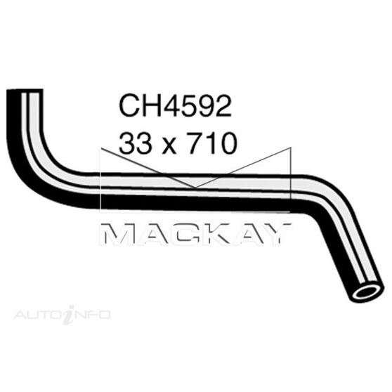 BOTTOM HOSE FIAT X1/9  1.3L (128A) & 1.5L (138A) I4 8V SOHC CARB PETROL (2 OF 2) REAR  - THERMOSTAT HOUSING TO LHS PIPE (4 SPEED 1.3L 1974 - 1978)*, , scanz_hi-res