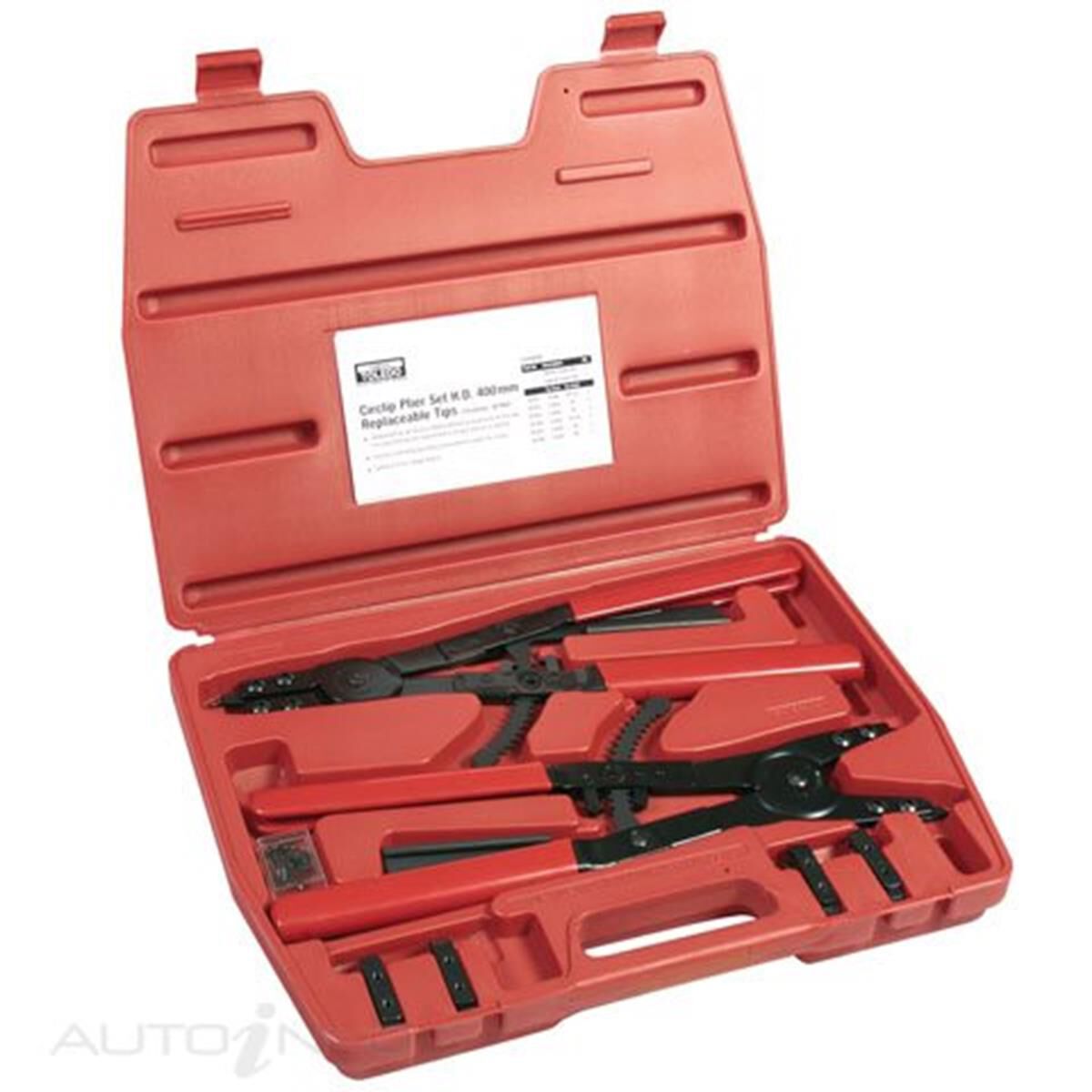 Heavy duty top circlip pliers