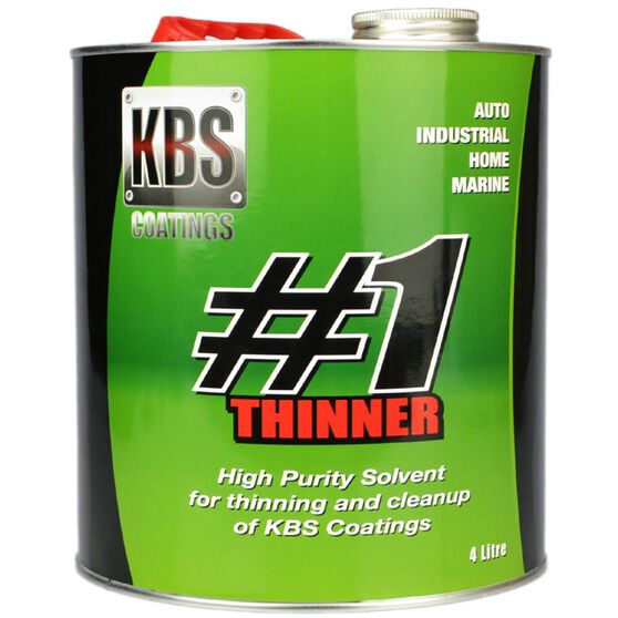 KBS #1 THINNER HIGH PURITY SOLVENT 4 LITRE, , scanz_hi-res