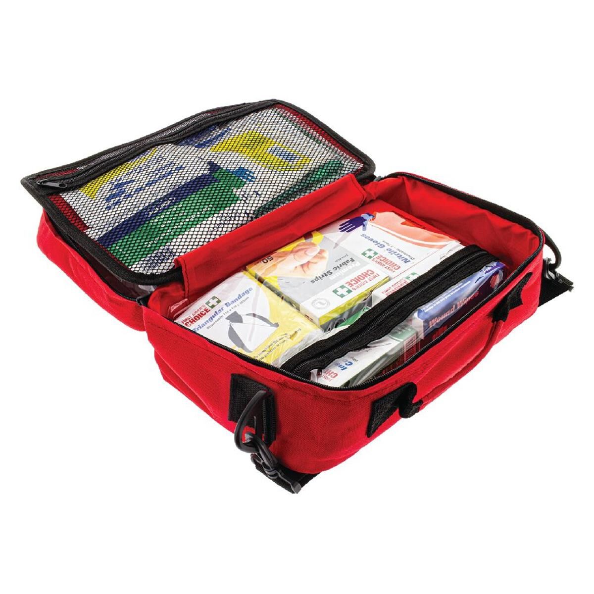 WORKPLACE FIRST AID KIT WP1 SOFT RED DURABLE CASE              HULK PROFESSIONAL, , scanz_hi-res