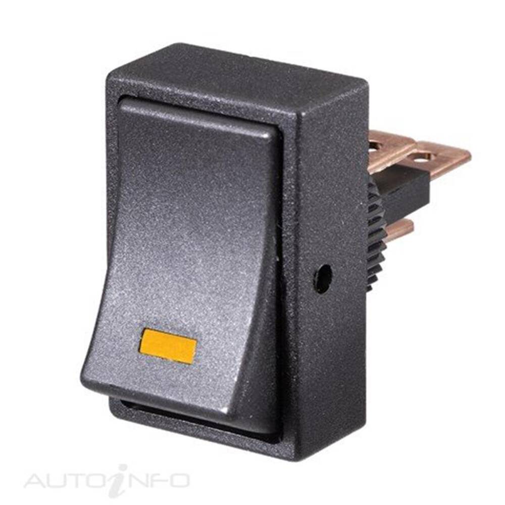 Large Rocker Style Switch LED Large Rectangular Rocker Switch, Amber | Supercheap Auto New Zealand