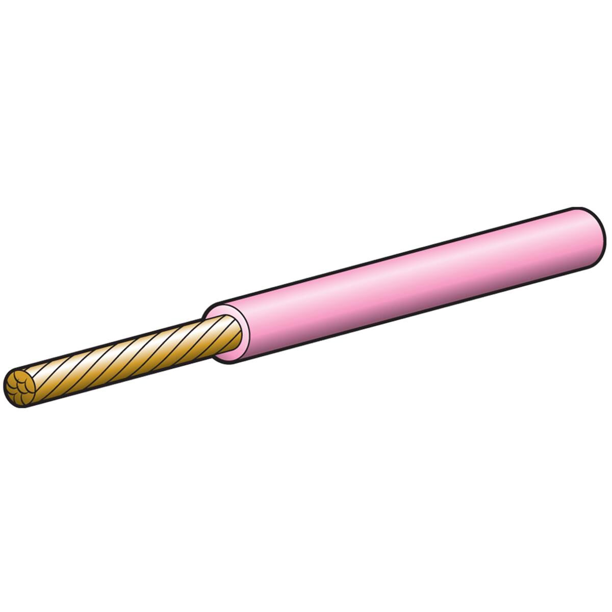 CABLE SGLE 3MM 19AMP 30M PINK, , scanz_hi-res