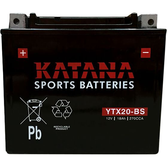 YTX20-BS Katana Motorcycle Battery, , scanz_hi-res