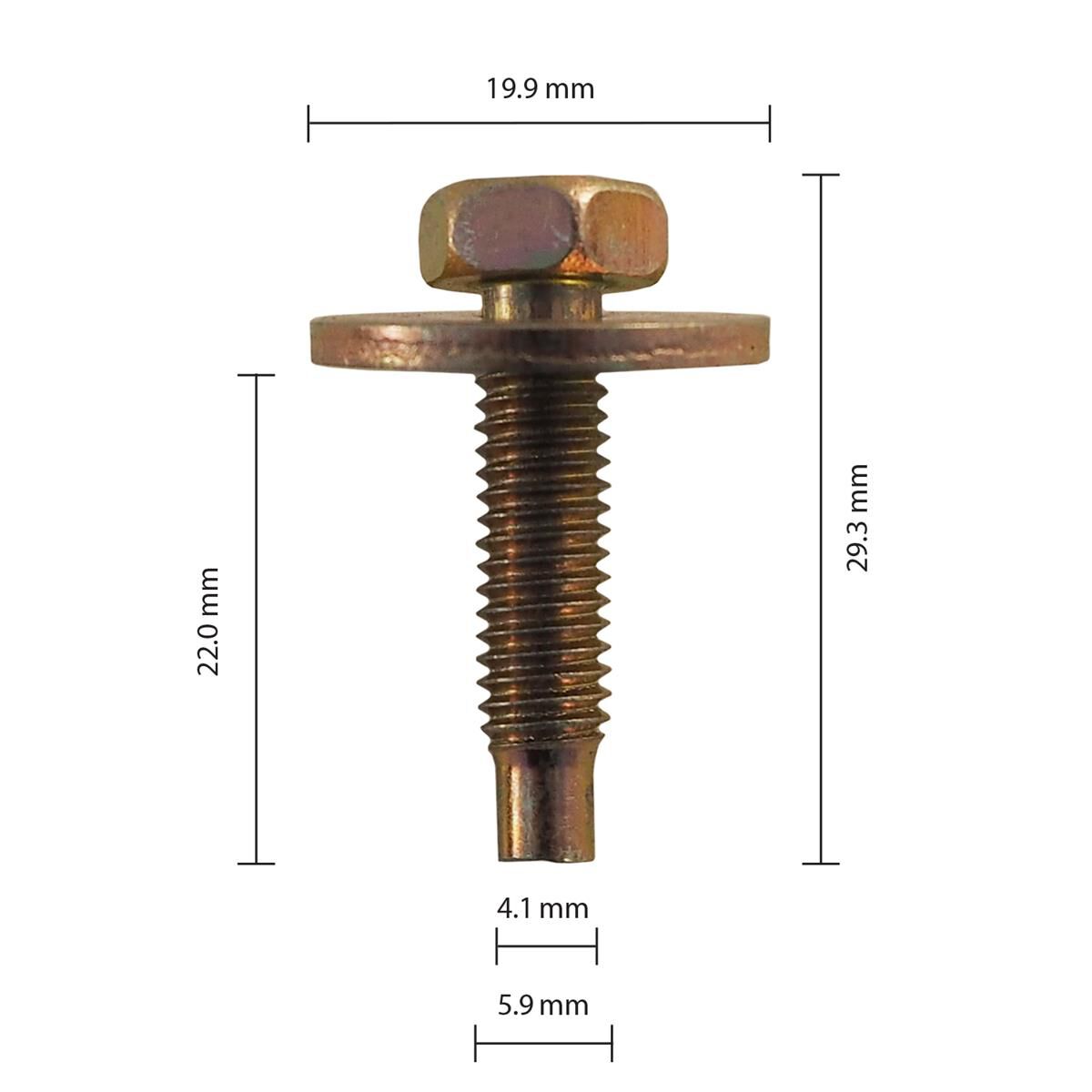 Universal SEM Bolt M6 x 22mm - pack of 25 bolts, , scanz_hi-res