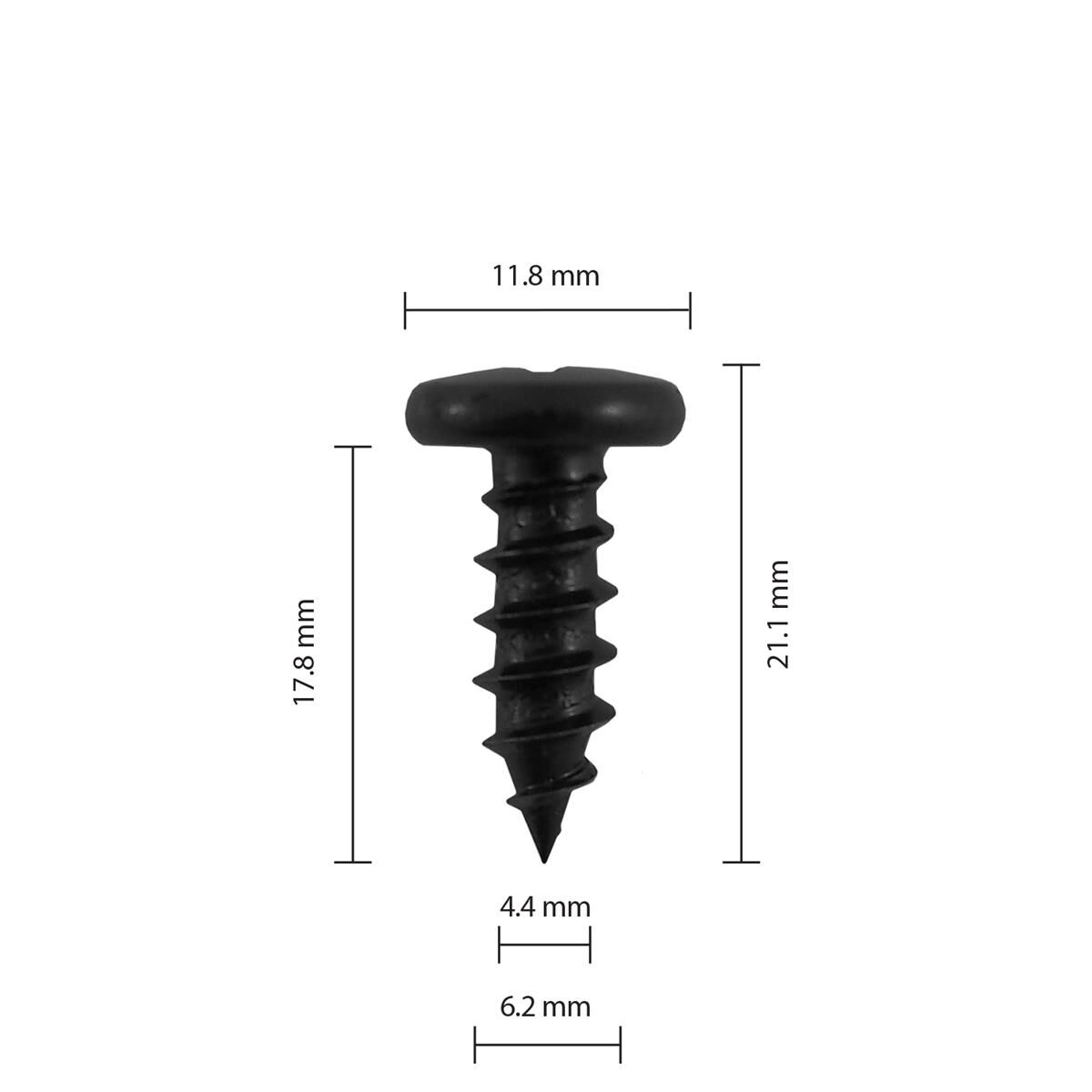 Nissan/Universal Trim Screw - pack of 25 car clips, , scanz_hi-res