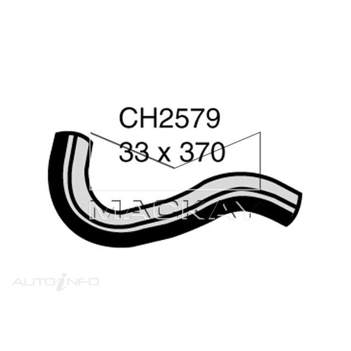 RADIATOR UPPER HOSE  - FORD COURIER PD - 2.5L I4  DIESEL - MANUAL & AUTO, , scanz_hi-res