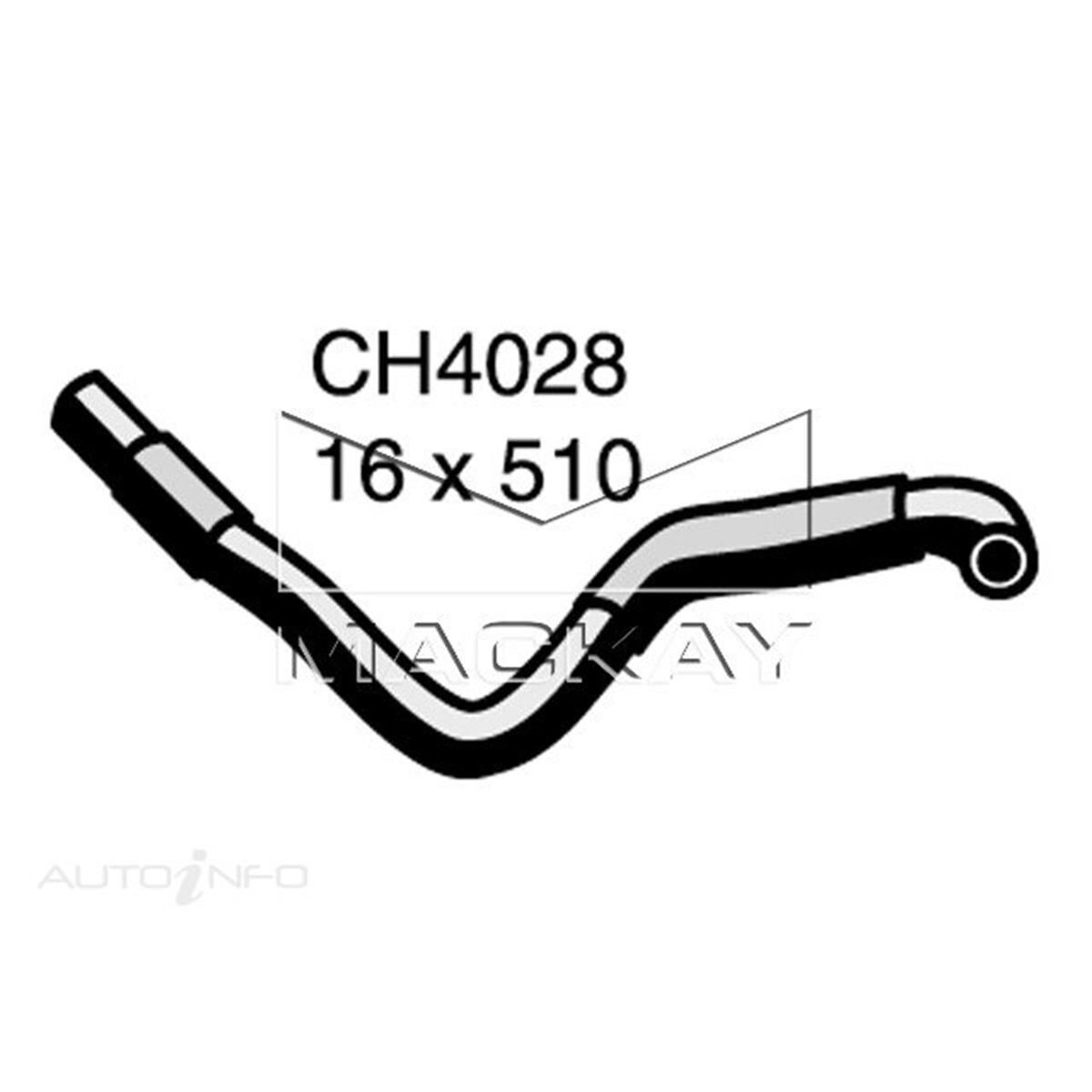 HEATER HOSE  - MITSUBISHI TRITON MK - 2.4L I4  PETROL - MANUAL & AUTO, , scanz_hi-res