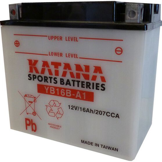 YB16B-A1 Katana Motorcycle Battery, , scanz_hi-res