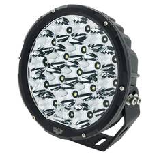 PKT 2 7" RND LED DRIVING LAMP KIT 9-36V 106W 19 LEDs GREEN & BLACK 11,000Lmns, , scanz_hi-res