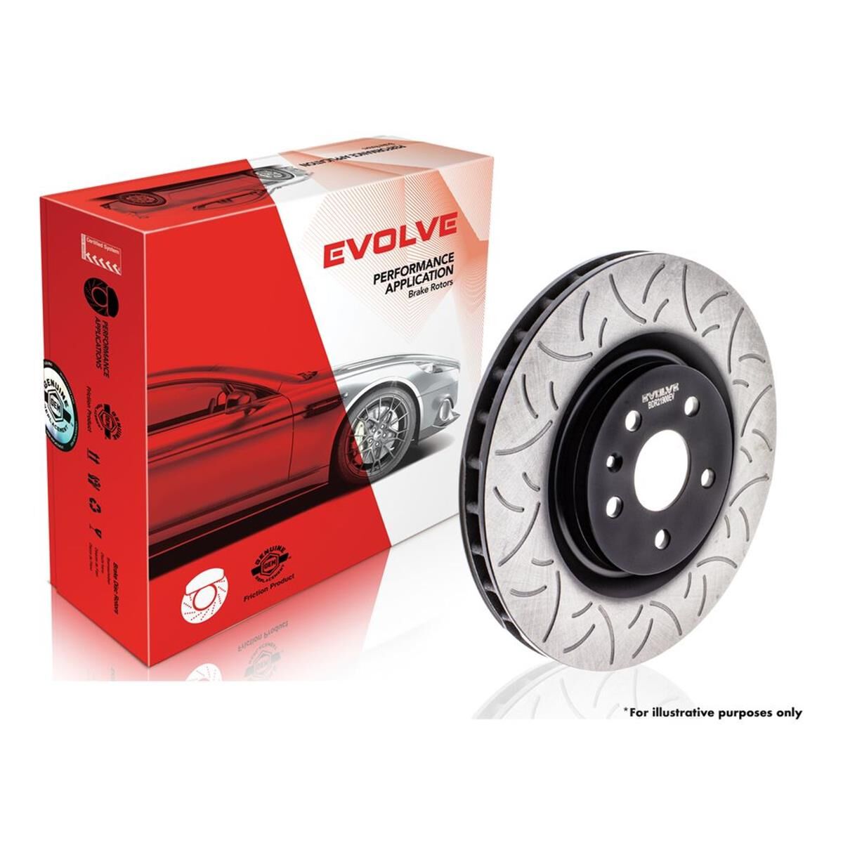 Bremtec Evolve Performance+ Brake Rotor - Single, BDR50015EV ...