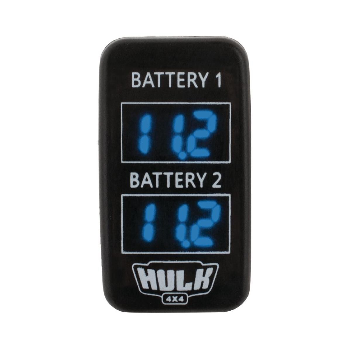 DUAL VOLTMETER OE RPL T/S EARLY TOYOTA BLUE LED 40 x 22mm, , scanz_hi-res