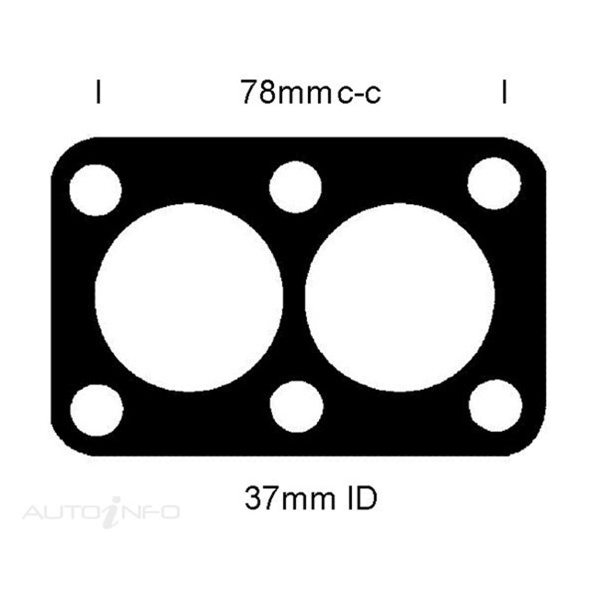 EXHAUST FLANGE GASKET HOLDEN, , scanz_hi-res