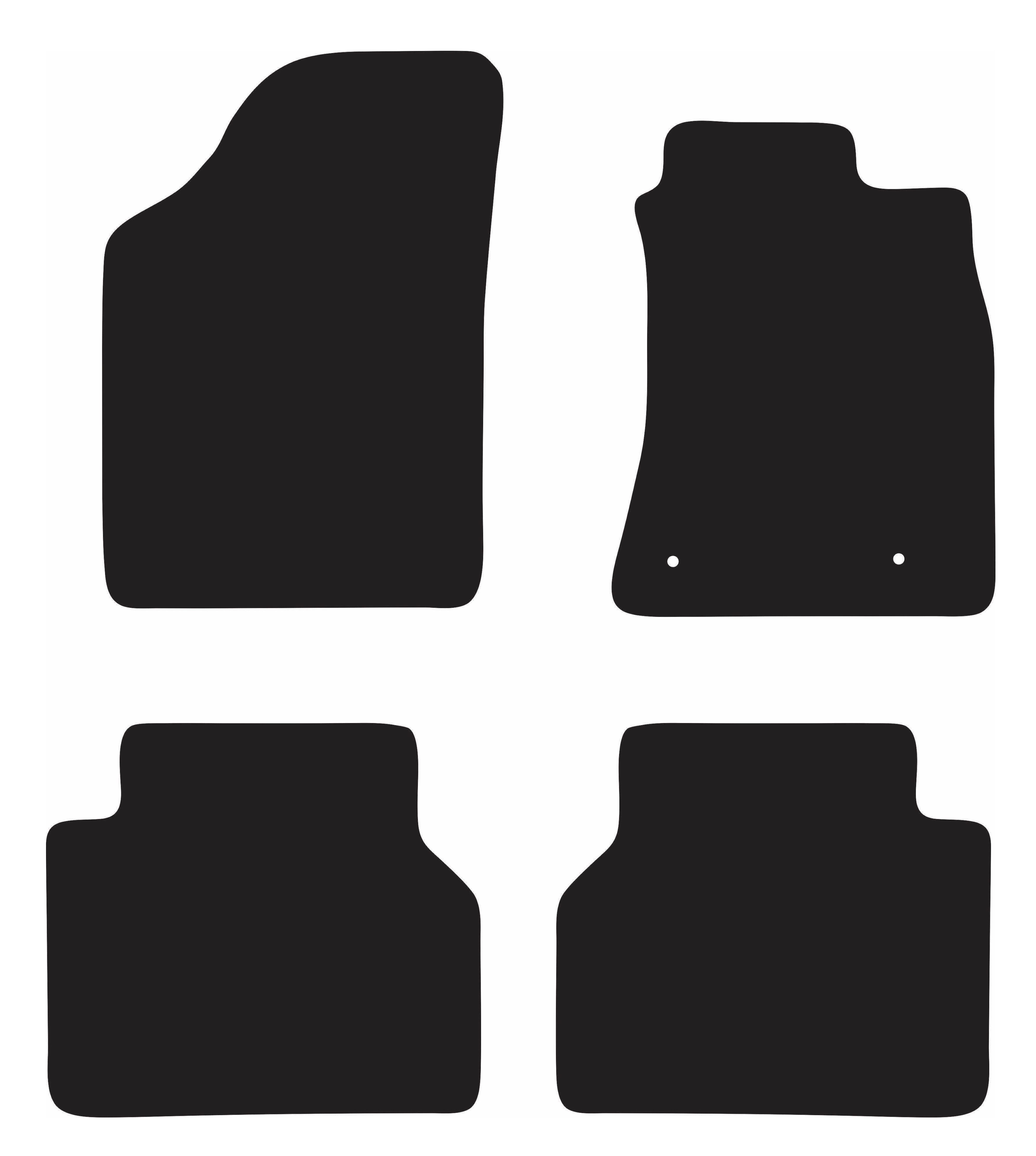 ECO CARPET CAR MATS FOR TOYOTA HILUX EXTRA CAB (7TH GEN) 2005-2011, , scanz_hi-res