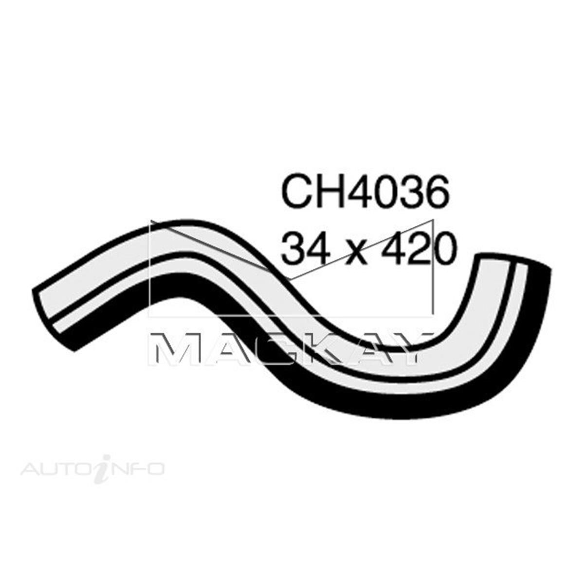 RADIATOR LOWER HOSE  - MITSUBISHI TRITON MK - 2.8L I4  DIESEL - MANUAL & AUTO, , scanz_hi-res