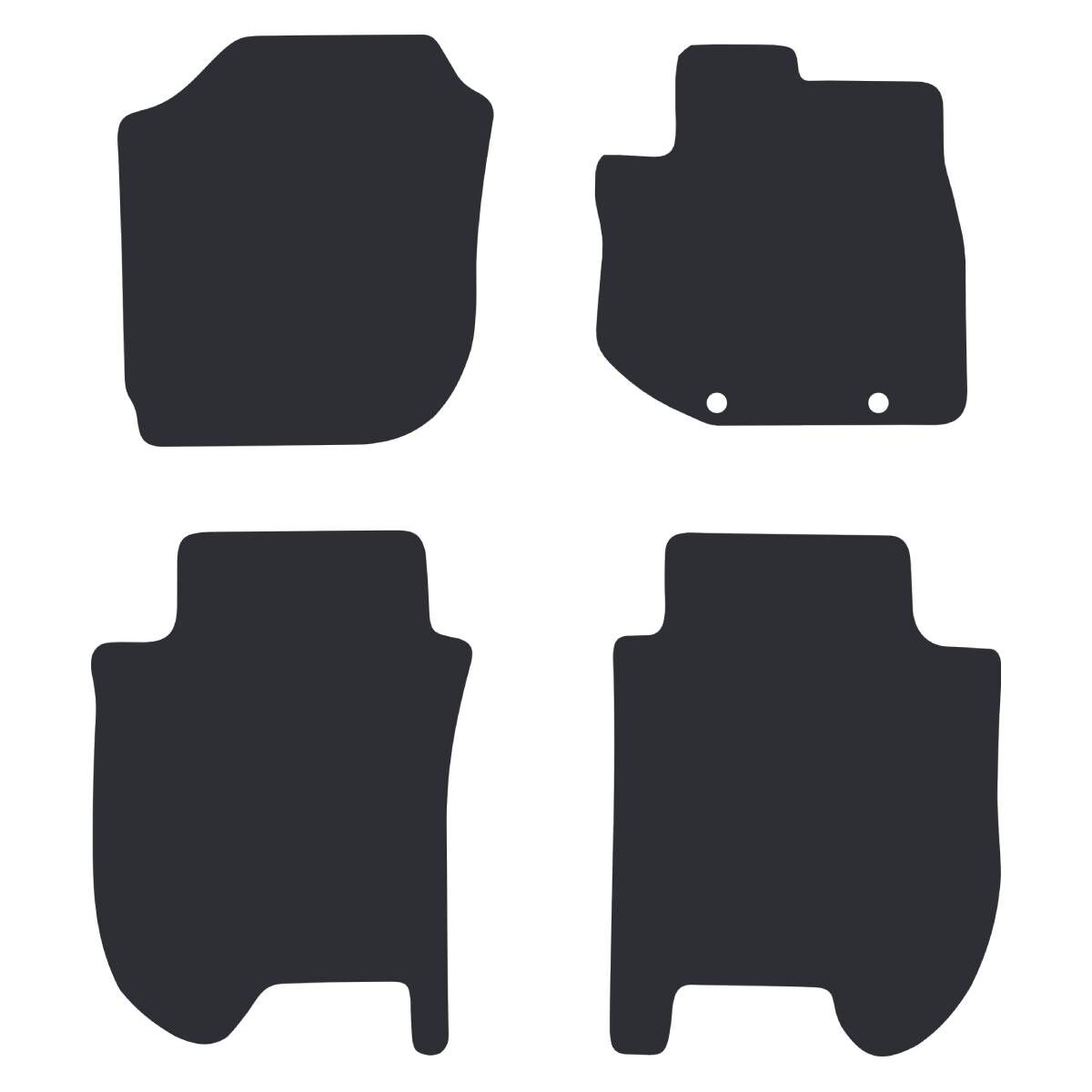 EXECUTIVE RUBBER CAR MATS FOR HONDA JAZZ (2ND GEN) 2011-2014, , scanz_hi-res