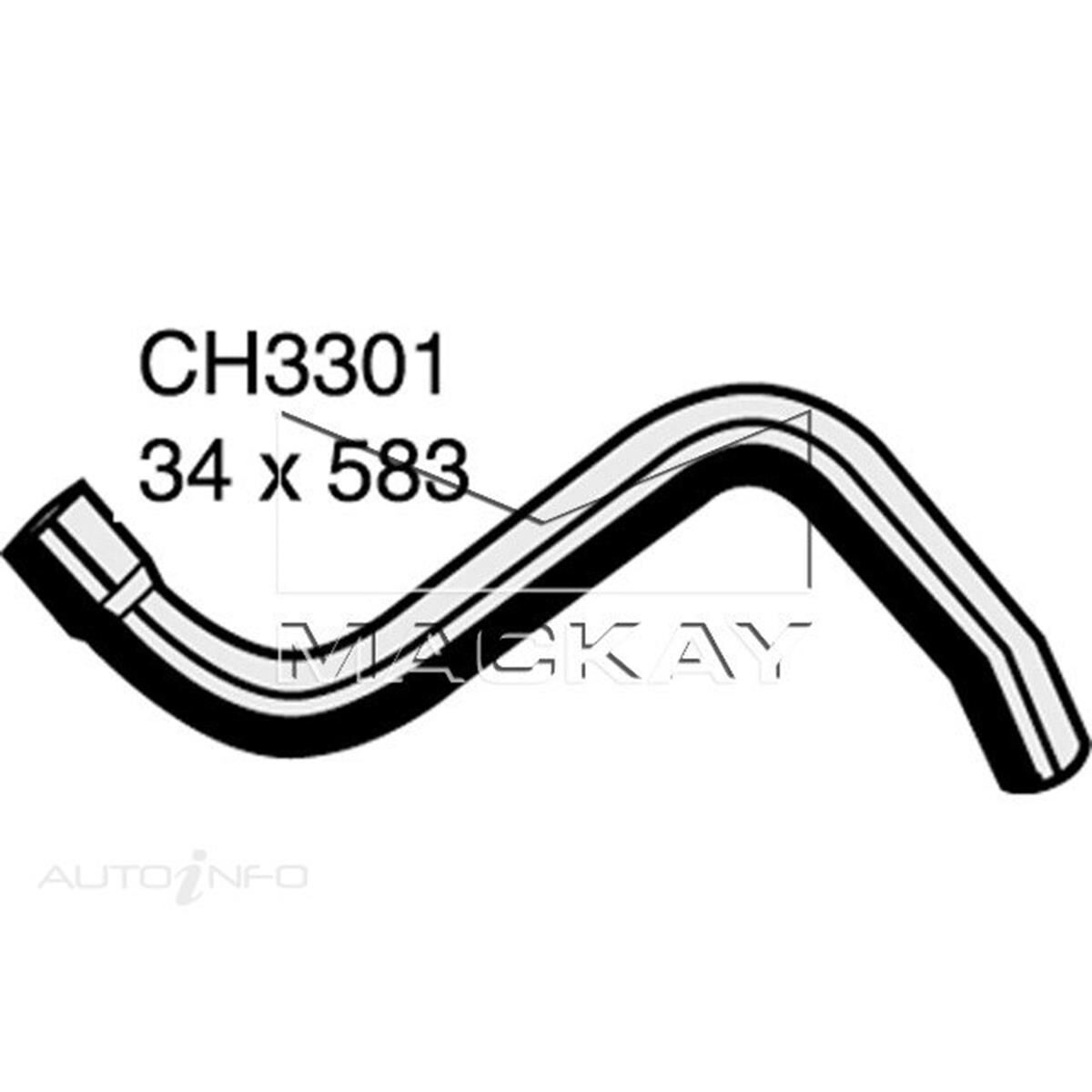 RADIATOR UPPER HOSE  - FORD FALCON BA - 5.4L V8  PETROL - MANUAL & AUTO, , scanz_hi-res