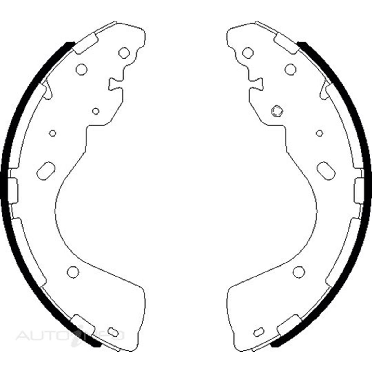 BRAKE SHOES BS5021 BENDIX *, , scanz_hi-res