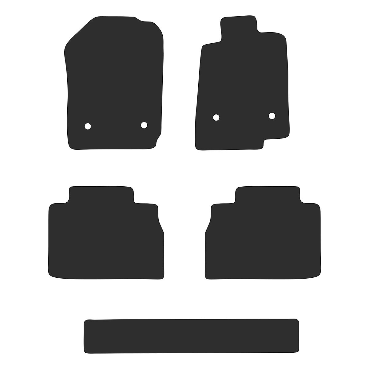 EXECUTIVE RUBBER CAR MATS FOR LDV D90 2017 ONWARDS, , scanz_hi-res