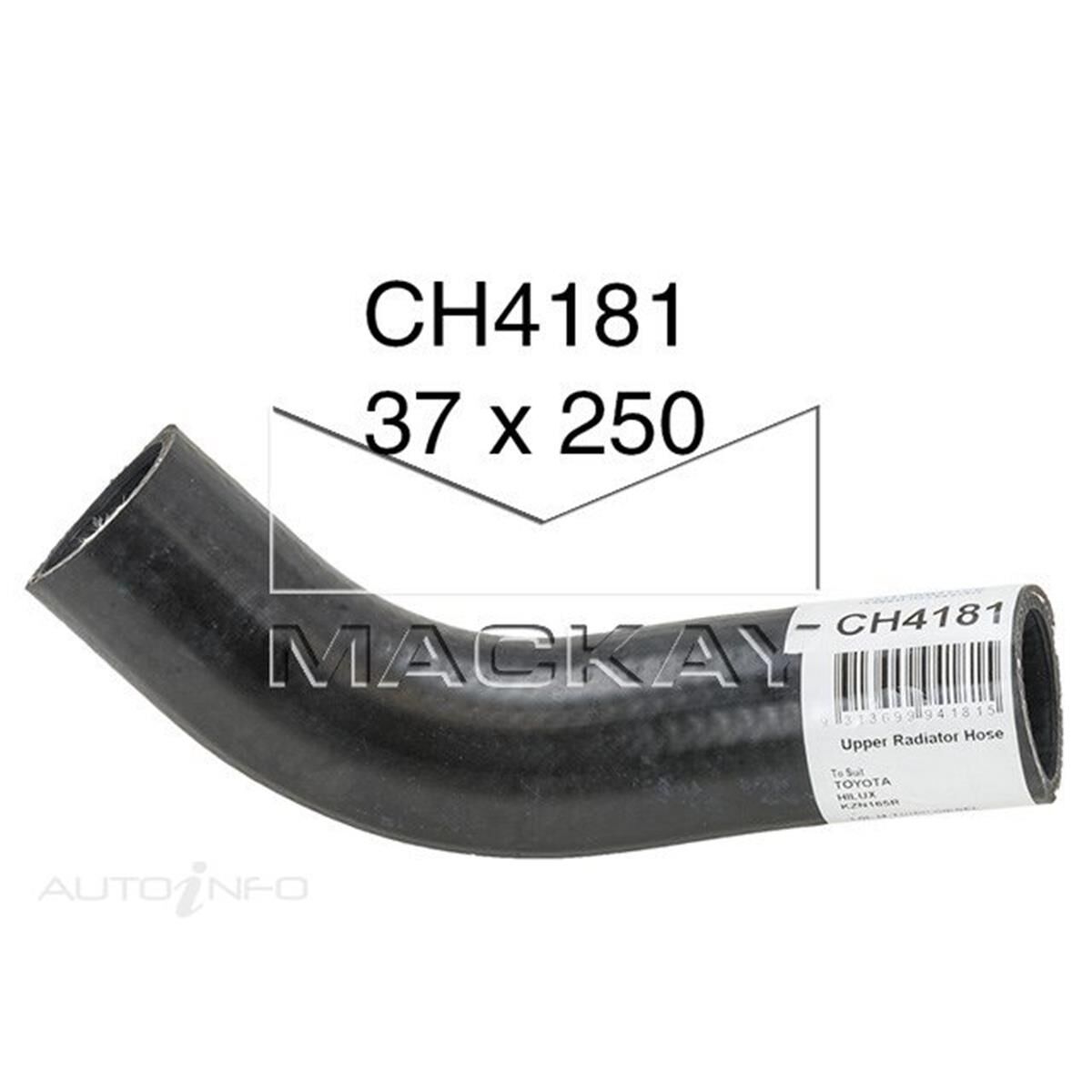 RADIATOR UPPER HOSE  - TOYOTA HILUX KZN165R - 3.0L I4 TURBO DIESEL - MANUAL & AUTO, , scanz_hi-res