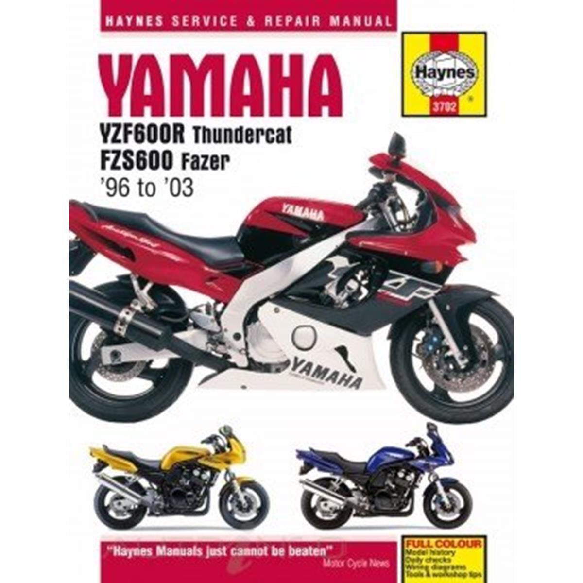YAMAHA YZF600R THUNDERCAT & FZS600 FAZER, , scanz_hi-res