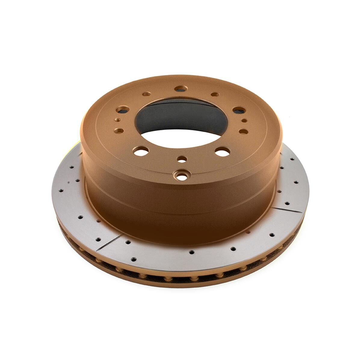 Street Gold Cross-drilled/slotted KP [ Toyota 100 Landcruiser 98-06 R ], , scanz_hi-res