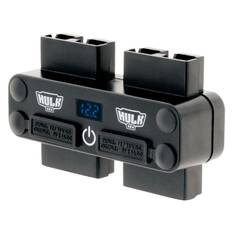 4 WAY 12/24V DC POWER ADAPTOR 4x 50A PLUGS USB'S & VOLTMETER TOUCH SWITCH, , scanz_hi-res