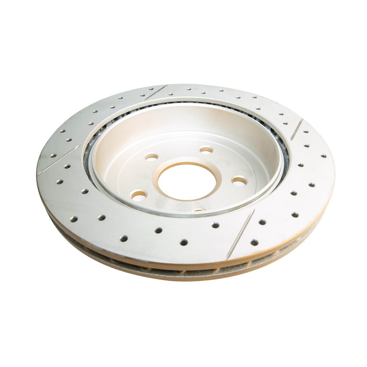 Street Gold Cross-drilled/slotted KP [ Commodore VE/VF V6 06-> R ], , scanz_hi-res