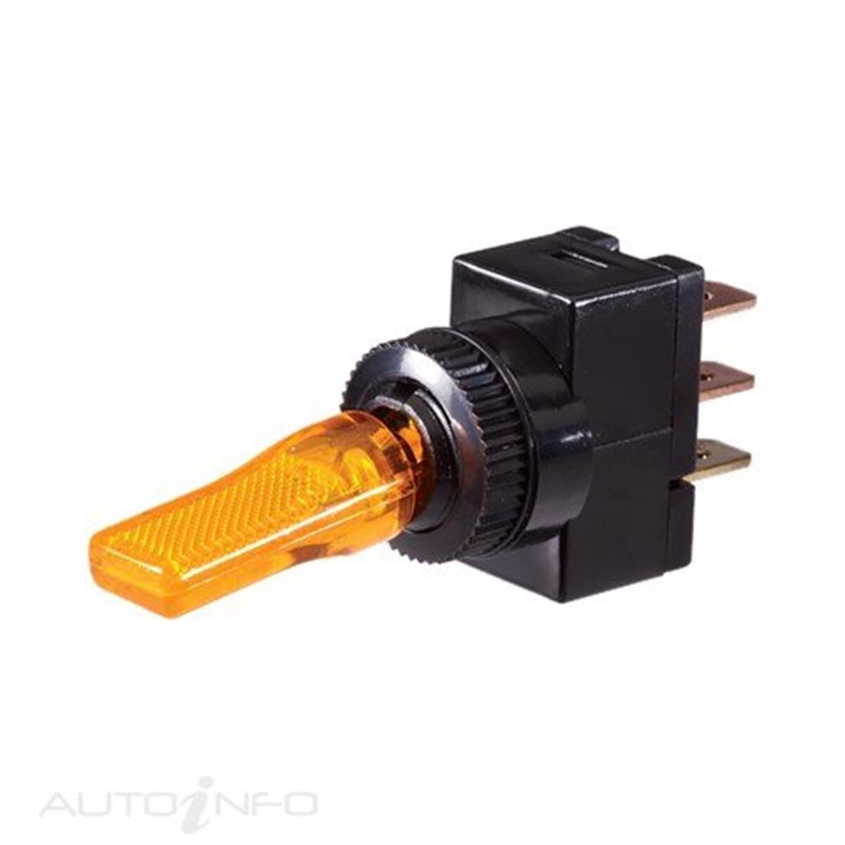 SWITCH PLASTIC TOGGLE LED AMBR, , scanz_hi-res