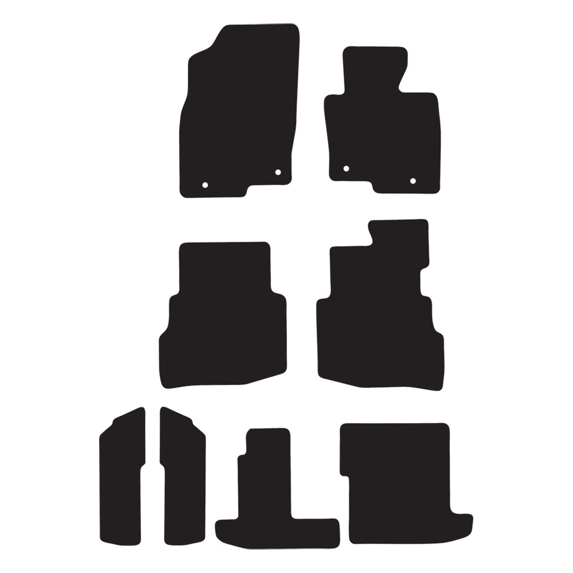 LUXURY CARPET CAR MATS FOR MAZDA CX-9 (2ND GEN) 2016 ONWARDS, , scanz_hi-res