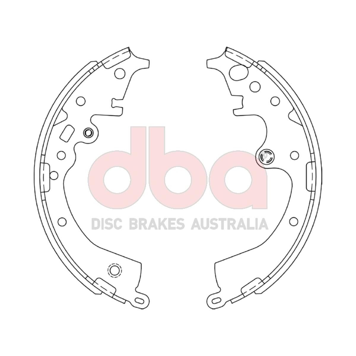 STREETSERIES BRAKE SHOES [ TOYOTA GDH3 MANUAL HIACE VAN 254MM 2022 -> R ], , scanz_hi-res