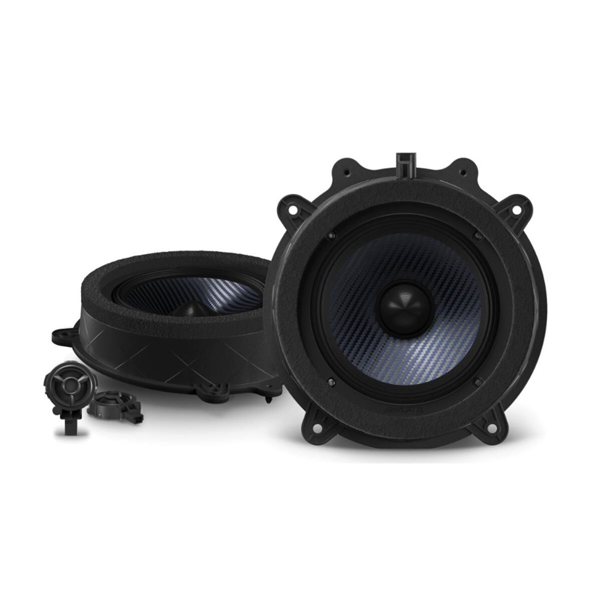 ALPINE TESLA 6.5" OEM FRONT COMPONENT SPEAKER 50W RMS 2-WAY MODEL 3 (2017-2024) MODEL Y (2020-2024), , scanz_hi-res