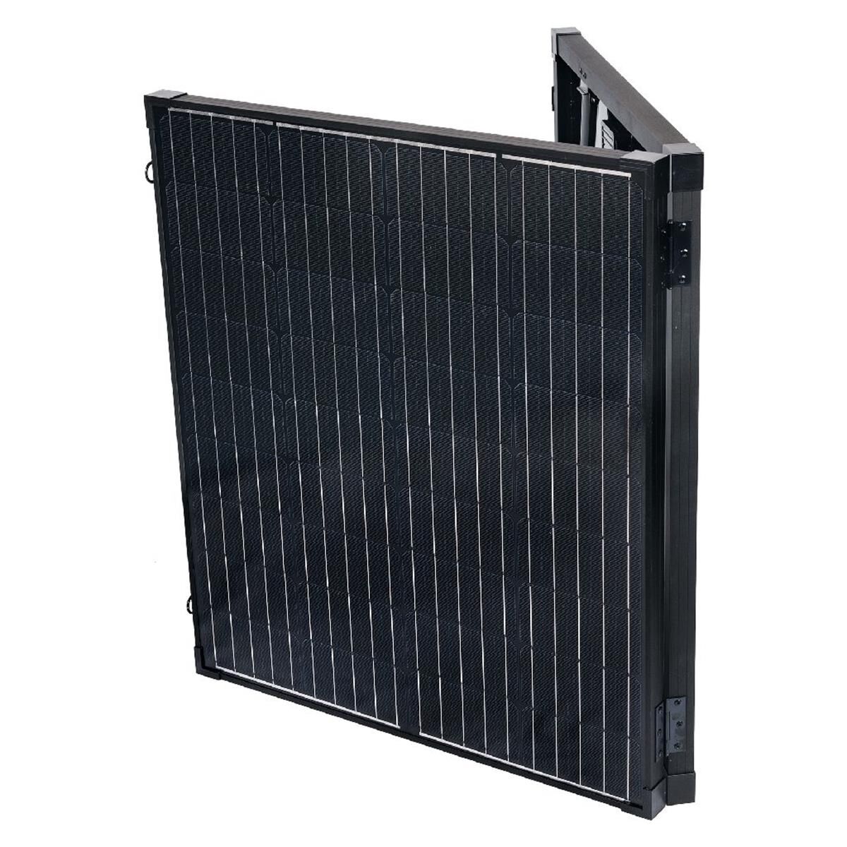 160W PORTABLE SOLAR PANEL KIT 1355mm x 780mm x 35mm BLACK, , scanz_hi-res