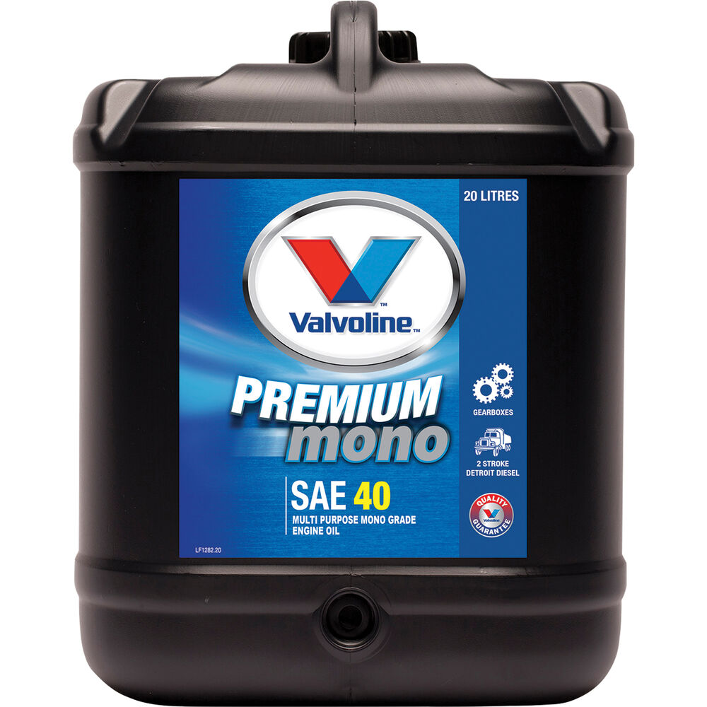 Valvoline Premium Mono Diesel Two Stroke Oil 40W 20 Litre Supercheap