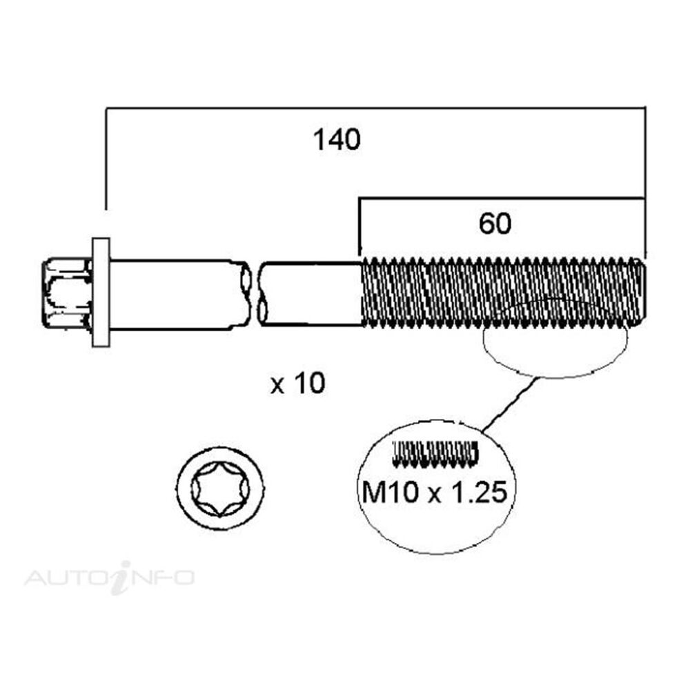 Cylinder Head Bolt Set | Supercheap Auto New Zealand