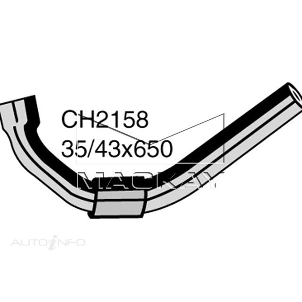 RADIATOR LOWER HOSE  - TOYOTA LANDCRUISER BJ61R - 3.4L I4  DIESEL - MANUAL & AUTO, , scanz_hi-res