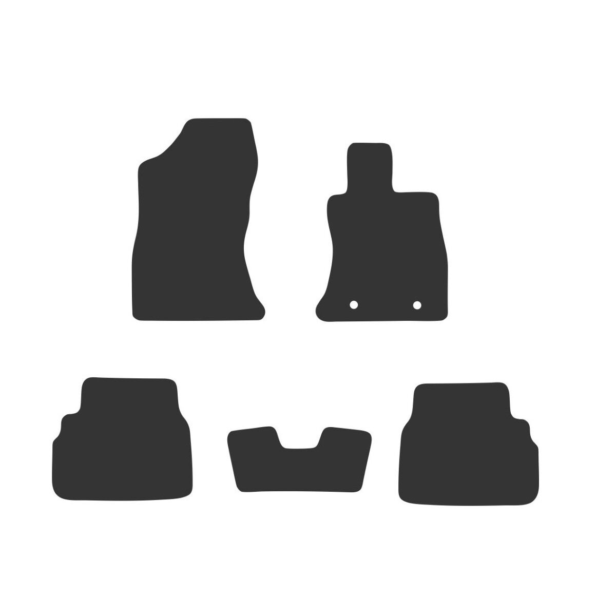 EXECUTIVE RUBBER CAR MATS FOR SUBARU IMPREZA WRX WAGON (VN) 2021 ONWARDS, , scanz_hi-res