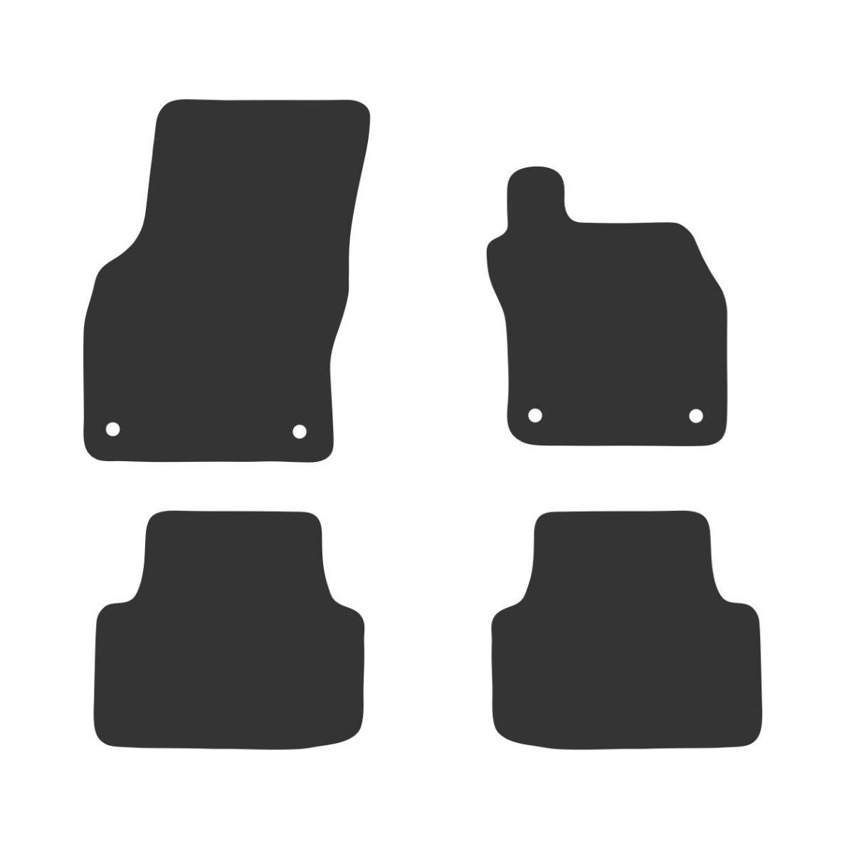 LUXURY CARPET CAR MATS FOR SKODA OCTAVIA SEDAN (4TH GEN) 2021 ONWARDS, , scanz_hi-res