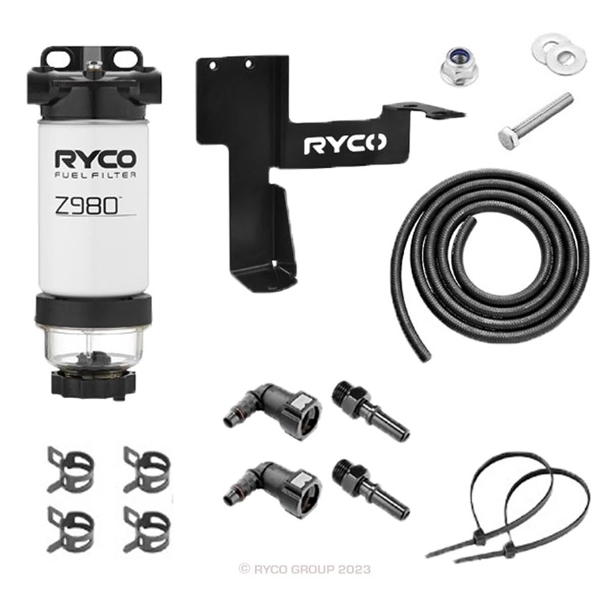 RYCO 4X4 UPGRADE FUEL WATER SEPARATOR KIT, , scanz_hi-res