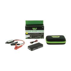 LITHIUM-COBALT JUMP STARTER 10,400mAh W/LED DISPLY, CARRY CASE, FLASH LIGHT, 12V PWR SUP, , scanz_hi-res
