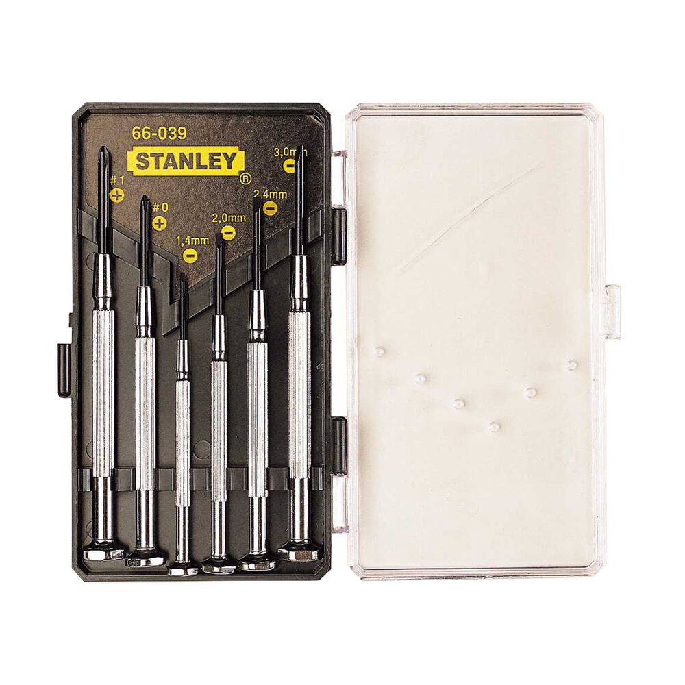 Stanley Metal Precision Screwdriver Set 6 Piece 66039 Supercheap