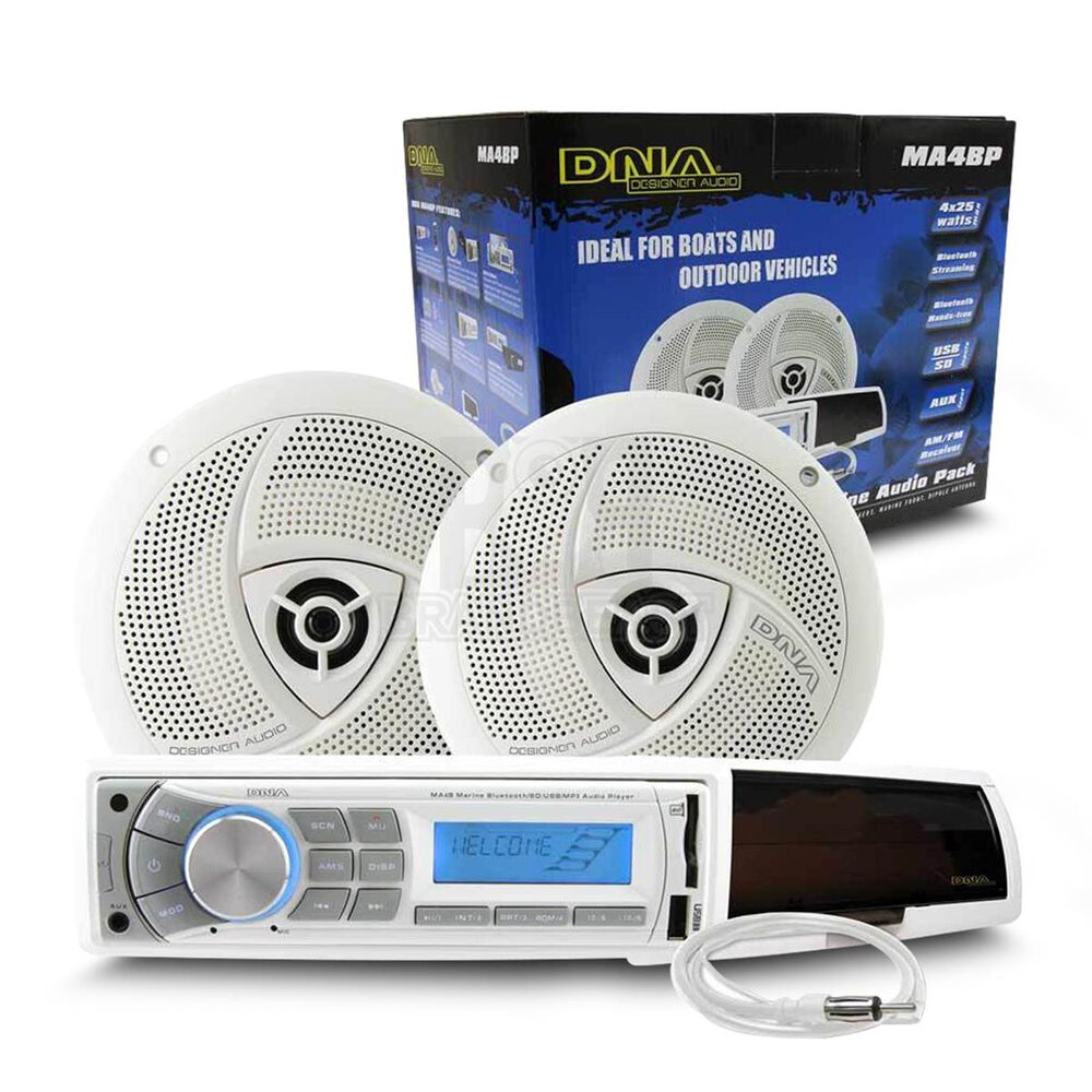 DNA Ultimate Marine Pack Head Unit Speakers & Aerial MA4BP