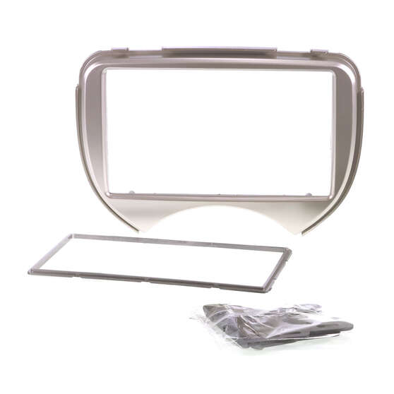 FACIA NISSAN MICRA 2011 ON SILVER, , scanz_hi-res