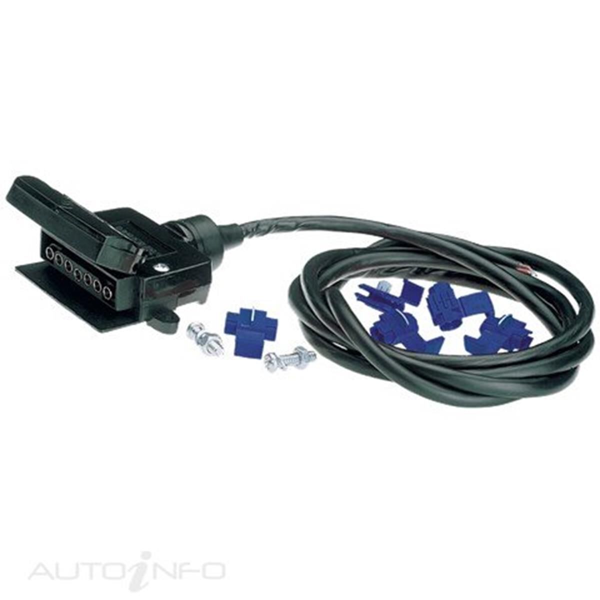 TRAILER CONN 7 PIN FLAT SOCKET, , scanz_hi-res